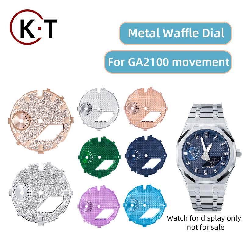 Casio Watch G-Shock Ga-2100 - Casiok jam tangan wafel wajah mod,
