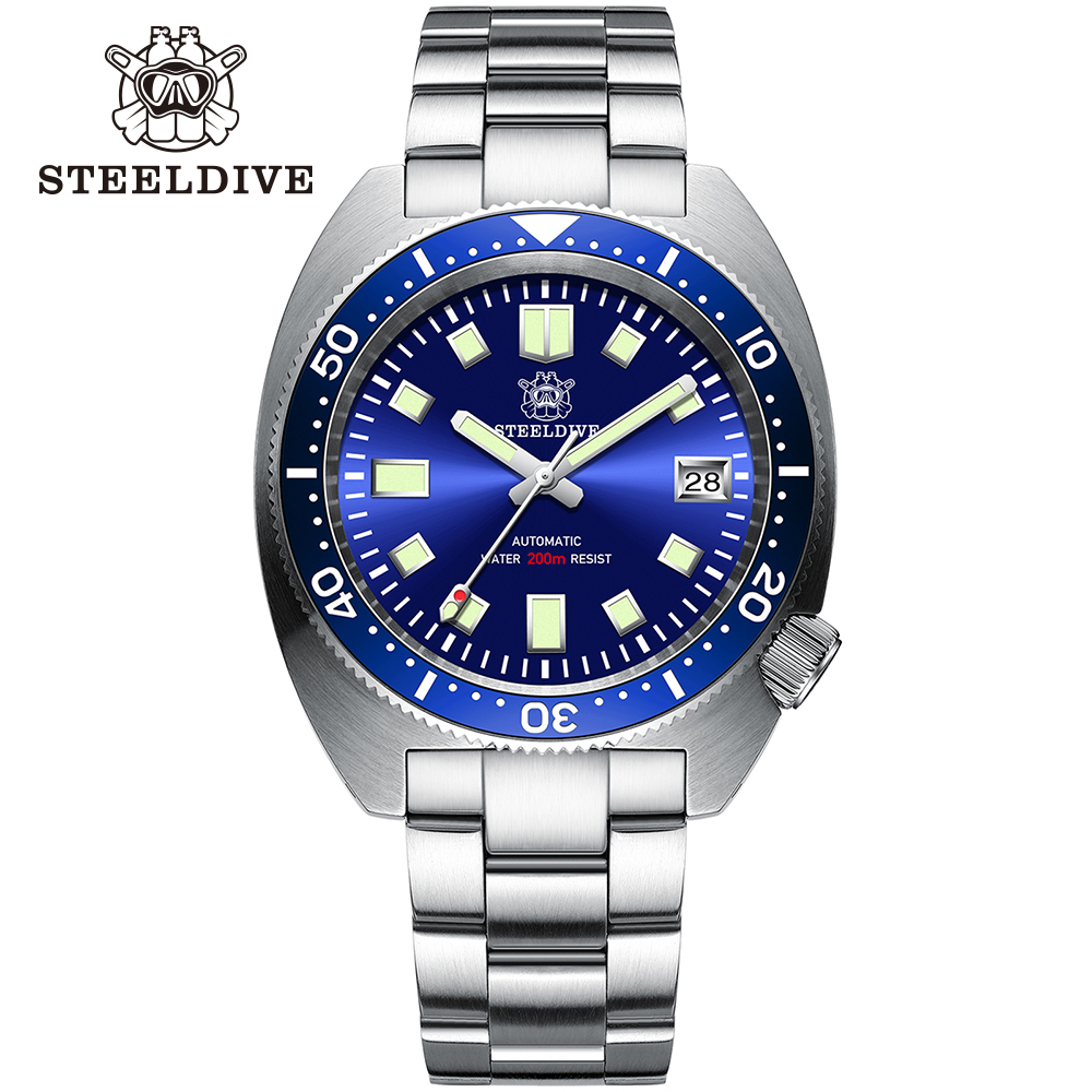 Seiko Watch Prospex - STEELDIVE 42mm Thin Abalone SD1977 Kaca