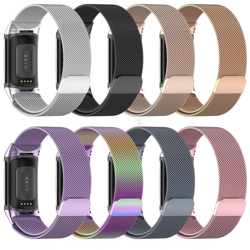 Milanese Loop Magnetic - Tali Logam Untuk Fitbit Charge 5