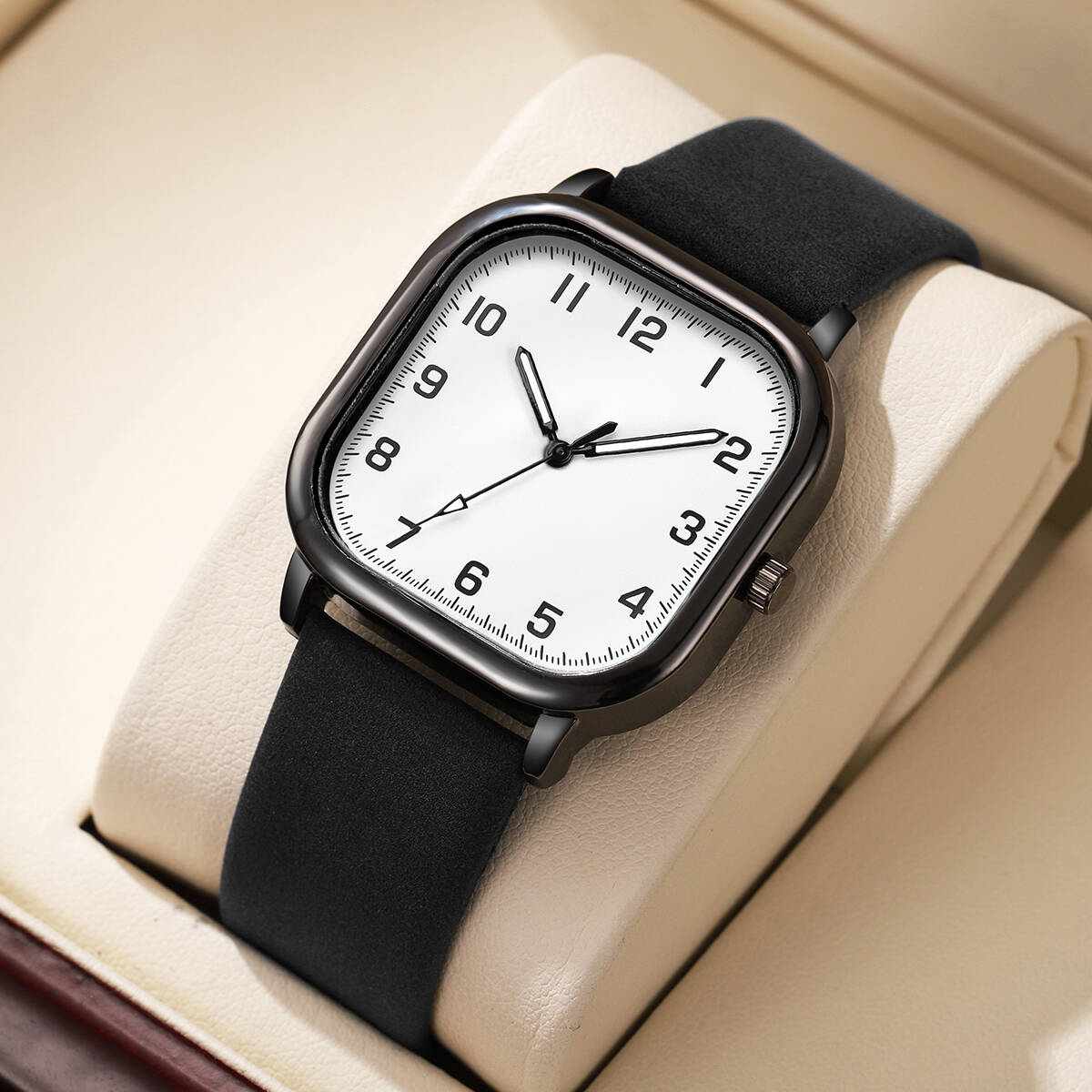 Jam Tangan Bisnis Pria Fashion - Leather Watch Band Men ulasan dan harga
