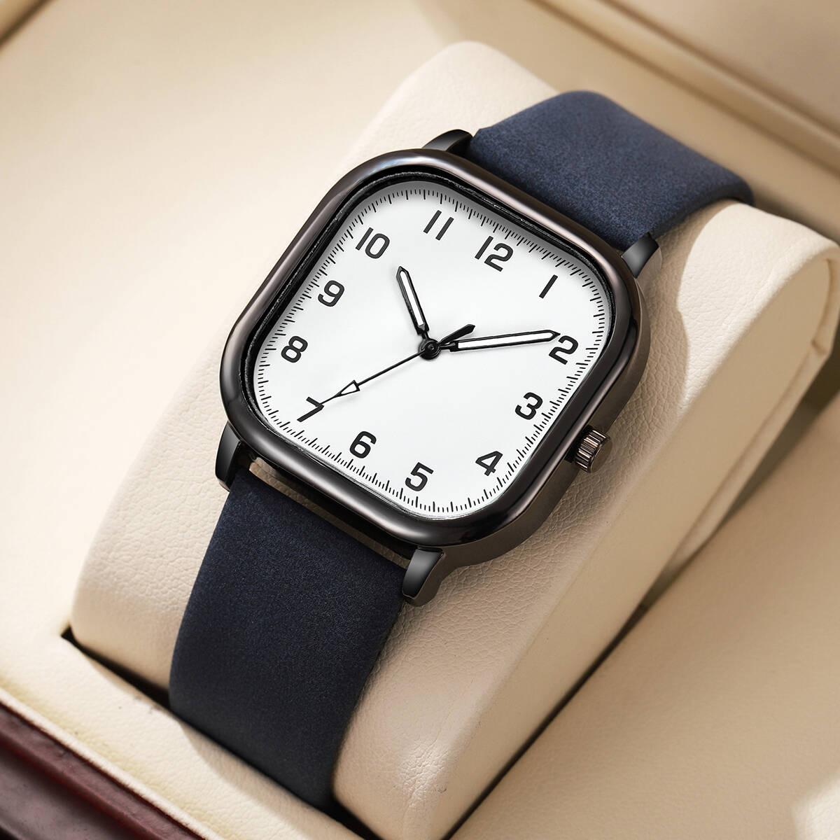 Jam Tangan Bisnis Pria Fashion - Leather Watch Band Men ulasan dan harga