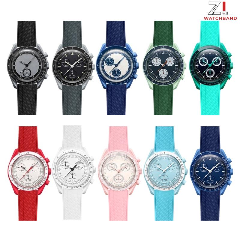 Tali Jam Tangan Fluoro Rubber  - Rubber Strap Diver ulasan dan harga